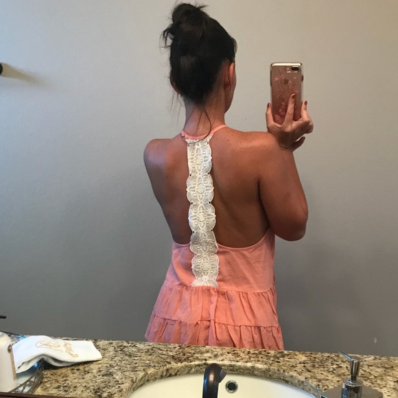 SOLD peach tank - Picture 3 of 6